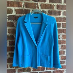 Talbots Petite Women’s Casual Blazer in bright blue